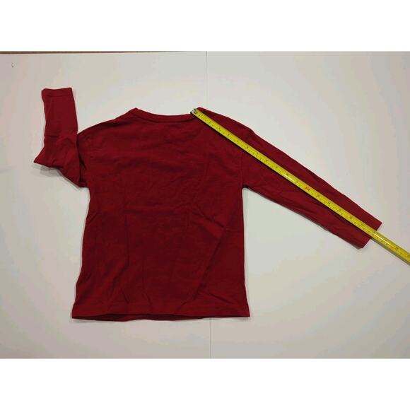 Harry Potter 4/5 NNWOT Hogwarts Crest Long Sleeve Red Tee - Picture 5 of 5